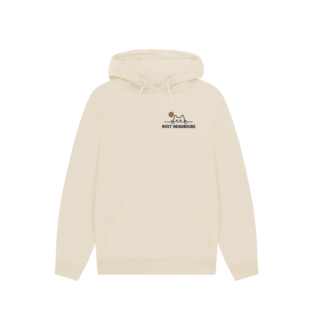 Oat Printed Hoody Front